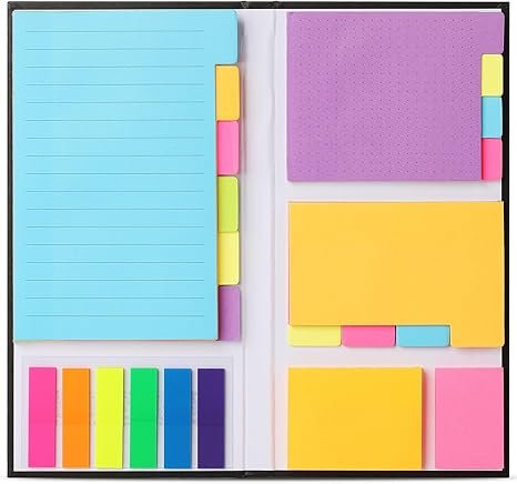 81-t4U5R1iL._AC_SX466_.jpg Mr. Pen- Sticky Notes Set, 410 Pack, School Supplies, Office Supplies, Planner Sticky Note Dividers Tabs, Book Notes